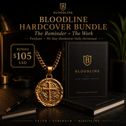 BLOODLINE Hardcover Bundle — Pendant + 90-Day Daily Devotional